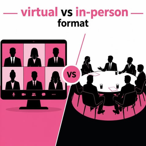 Virtual vs In-person